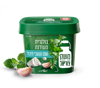 בולגרית מעודנת 16% שום ועשבי תיבול