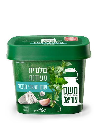 בולגרית מעודנת 16% שום ועשבי תיבול